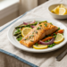 30 Minute Lemon Garlic Salmon with Spring Vegetables (One-Pan)