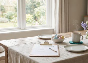 Calm Easter Morning Routine Planner
