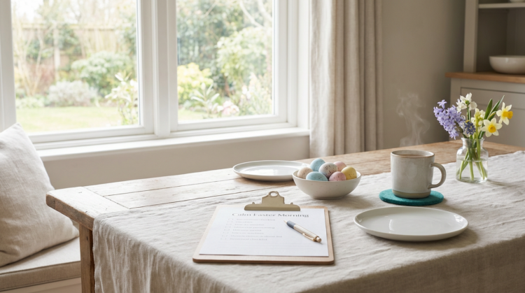 Calm Easter Morning Routine Planner