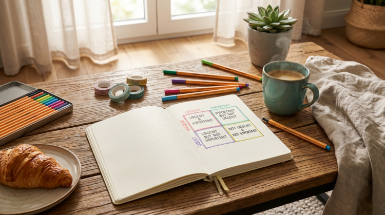 Task Prioritization Chart Bullet Journal 60 Steps